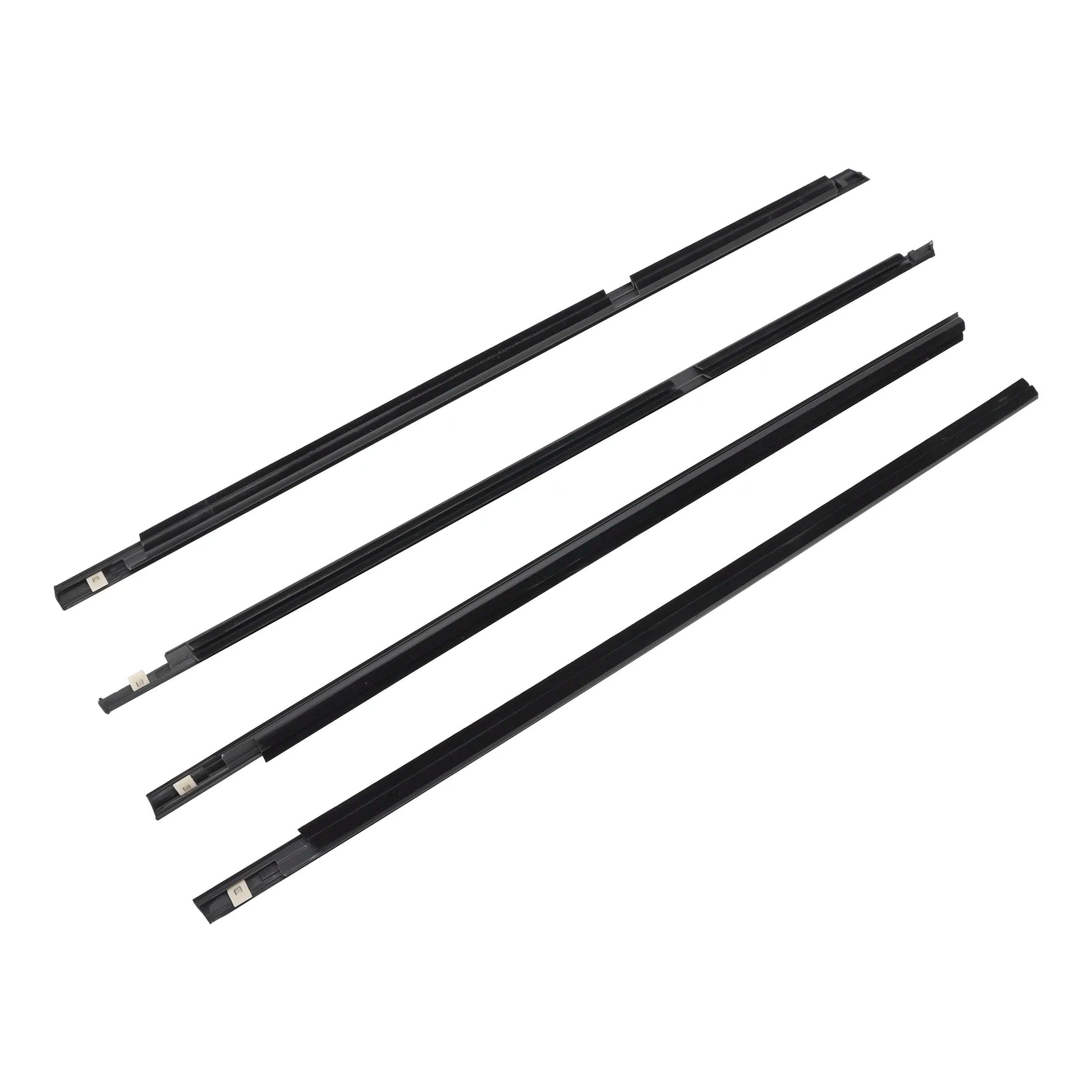 Artudatech 4PCS Door Glass Belt Outer Molding Weatherstrip For Suzuki Grand Vitara 09-13 Car Accessories 83811-65J00 83821-65J00