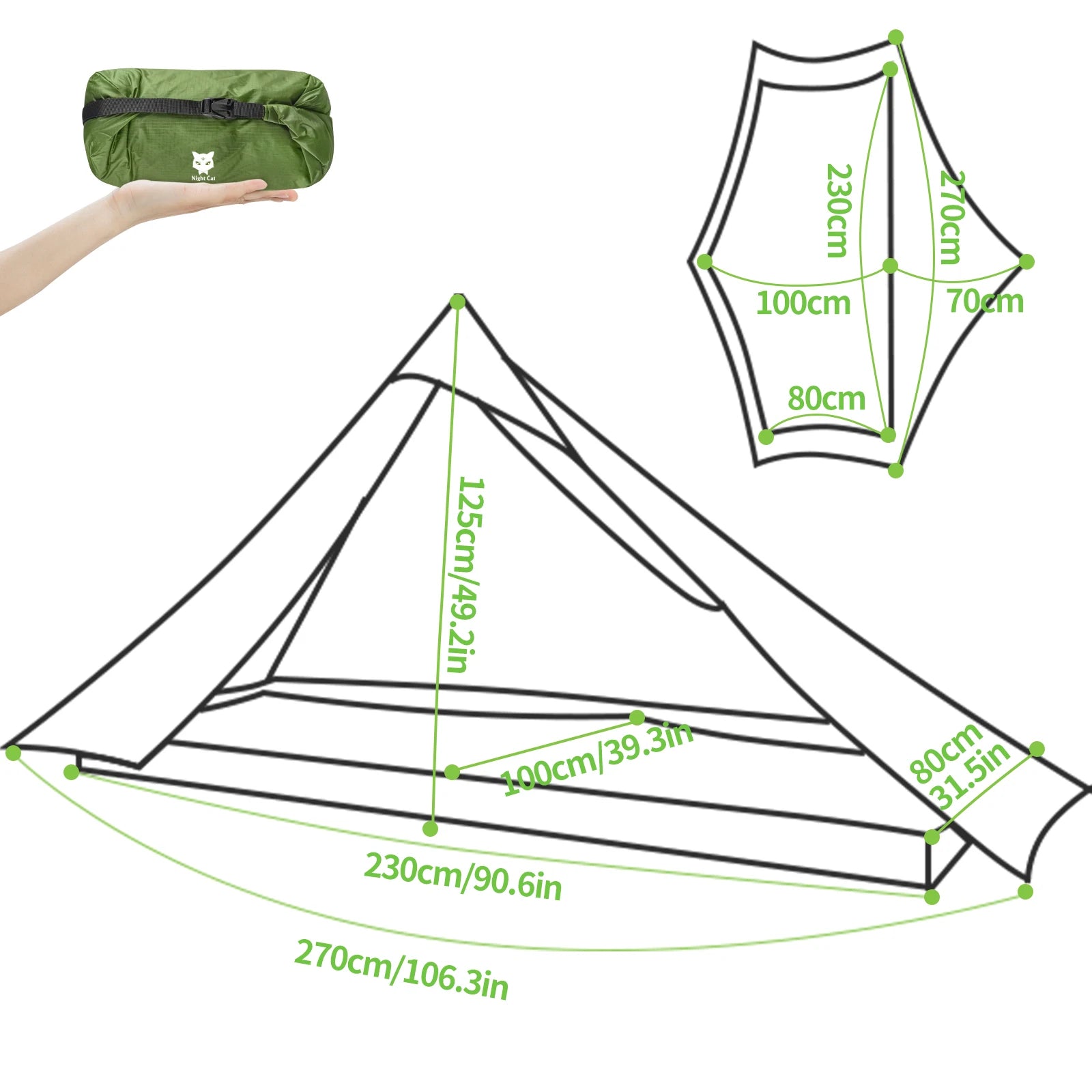 1 Person Camping Tent Ultralight Backpacking Tent Hiking Tent, Professional Backpacker, Hiker Backpacking, Just 0.95kg