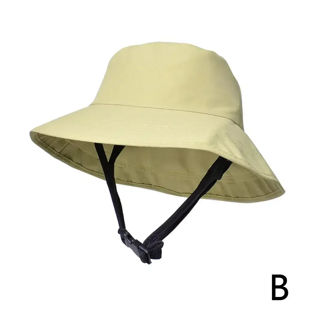 Sunscreen Surfing Cap Women's Men's Wind-proof And UV-proof Sun Hat Summer Light Breathable Outdoor Wide Brim Fisherman Hats