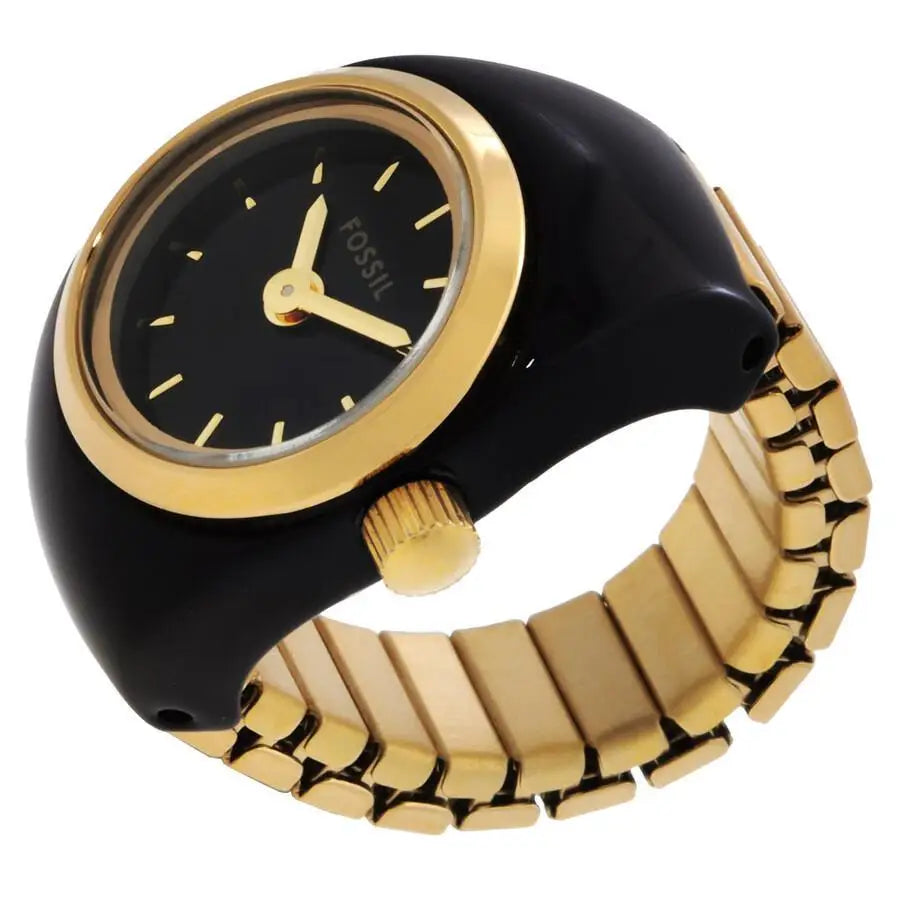Fossil | Watch Ring Quartz Black Dial Ladies Watch ES5413