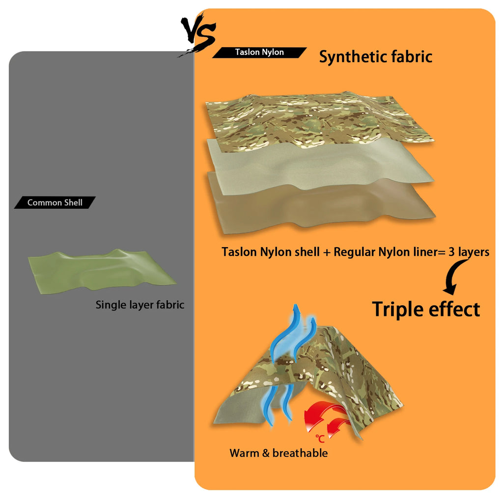 MT Military Hideaway Bivy Cover Stealth Compact Single-Pole Hooped Tent for Modular Sleeping Bag with Mosquito Net Mesh