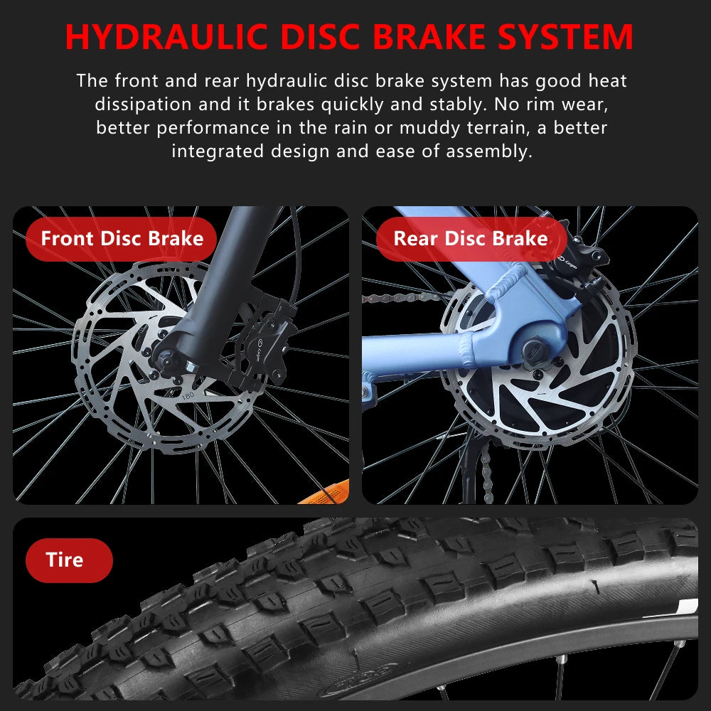 HX Q5 2000W Ebike Adult Electric Mountain Bicycle 27.5 inch Electric Bike 57km/h Removable battery Moped E Bikes Road Bike