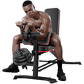 Utility Weight Bench with Leg Extension - Multi-Position Adjustable Bench for Strength Training, Dumbbell Exercise and Ab Workou