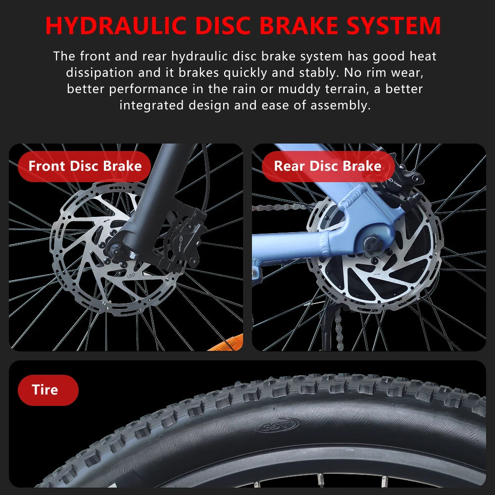 HUANCI Q5 electric bike  Adult Electric Bicycle  48V 20AH Off-Road electric bikes e bike Electric bike electric bicycle