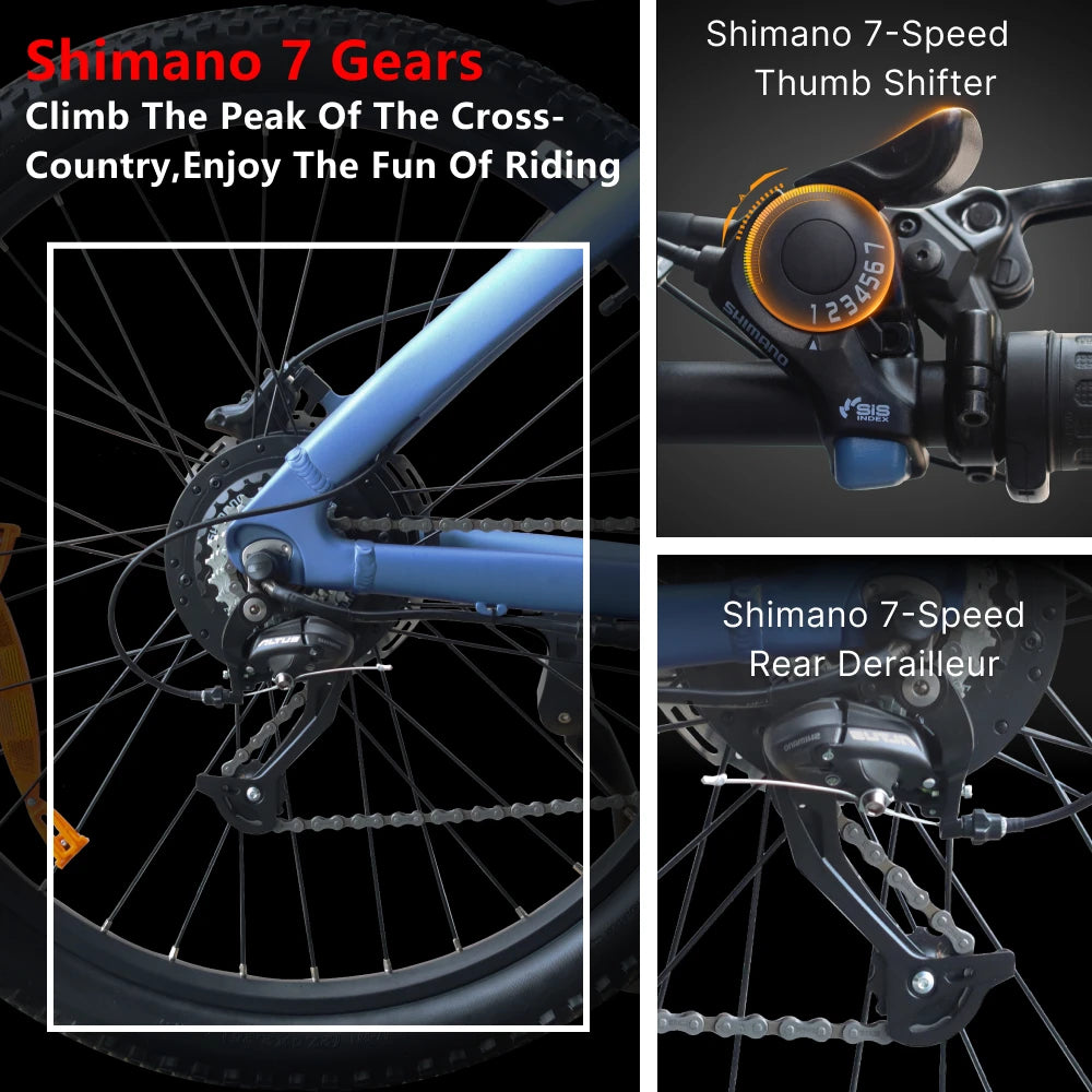 HUANCI Q5 electric bike  Adult Electric Bicycle  48V 20AH Off-Road electric bikes e bike Electric bike electric bicycle