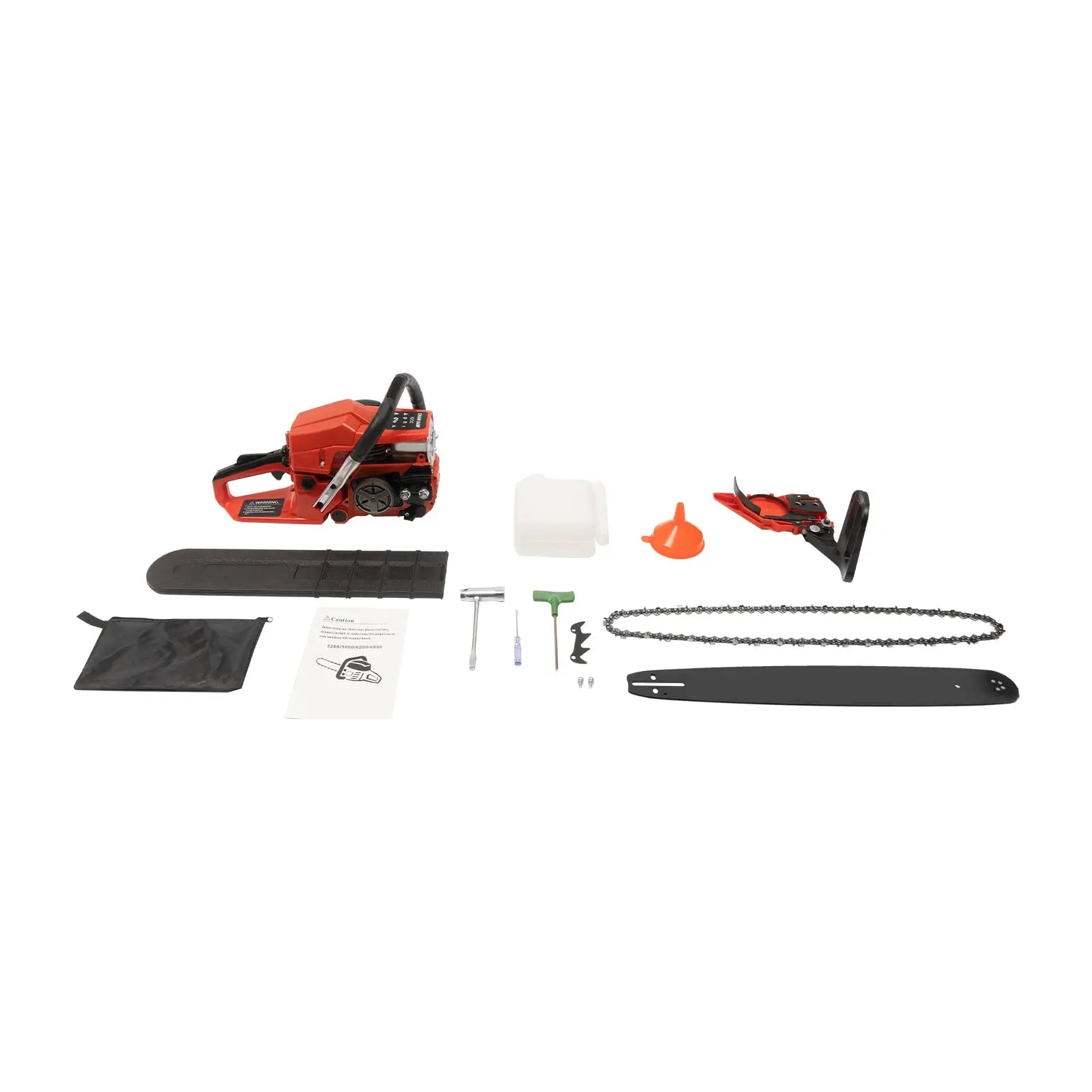 52Cc 2-Cycle Gas Powered Chainsaw 20 Inch 2.95Hp Ergonomic Handles & Multi-Angle Cutting Handheld Cordless Chainsaws for Wood Cutting