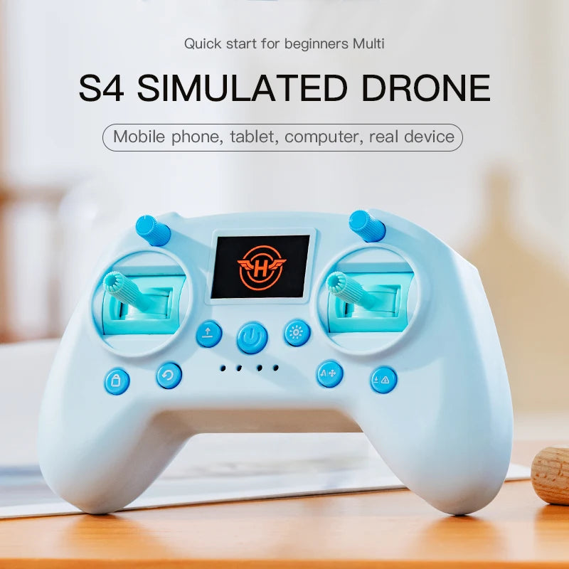 2026 model S4 mini off-road drone remote control intelligent obstacle avoidance aircraft. Glowing flow hovering and rapid flight. Multiple light variations. Suitable for beginners. Indoor and outdoor flight capability.