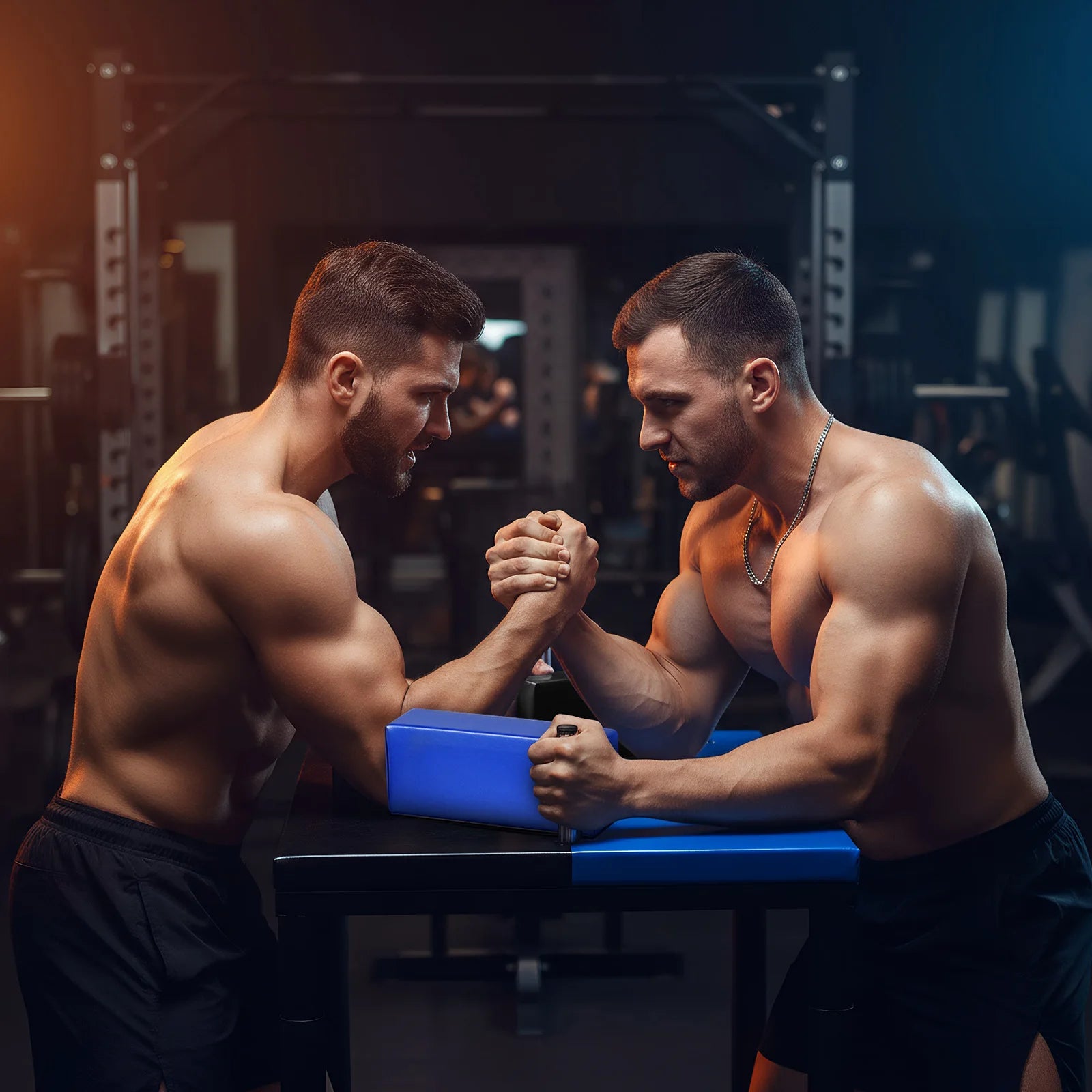 Standard Arm Wrestling Battle Table Armwrestling Table Wrist Table W/ Elbow & Forearm Pads for Strength Training Enthusiasts