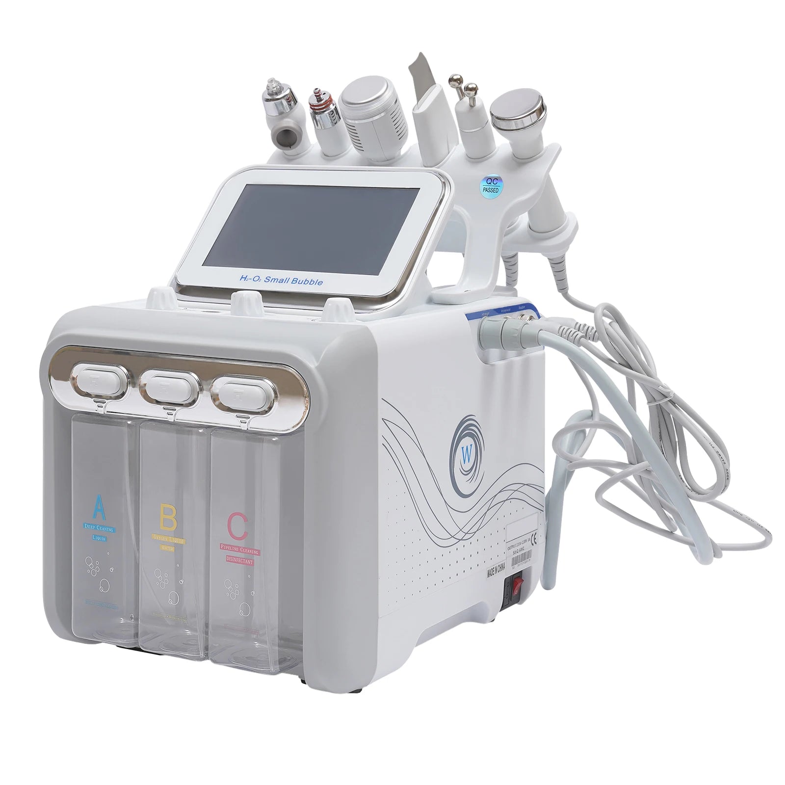 6-in-1 Hydrogen Oxygen Small Bubble Beauty Multifunction skin care Device Dermabrasion Rejuvenation Home Beauty Salons SPA