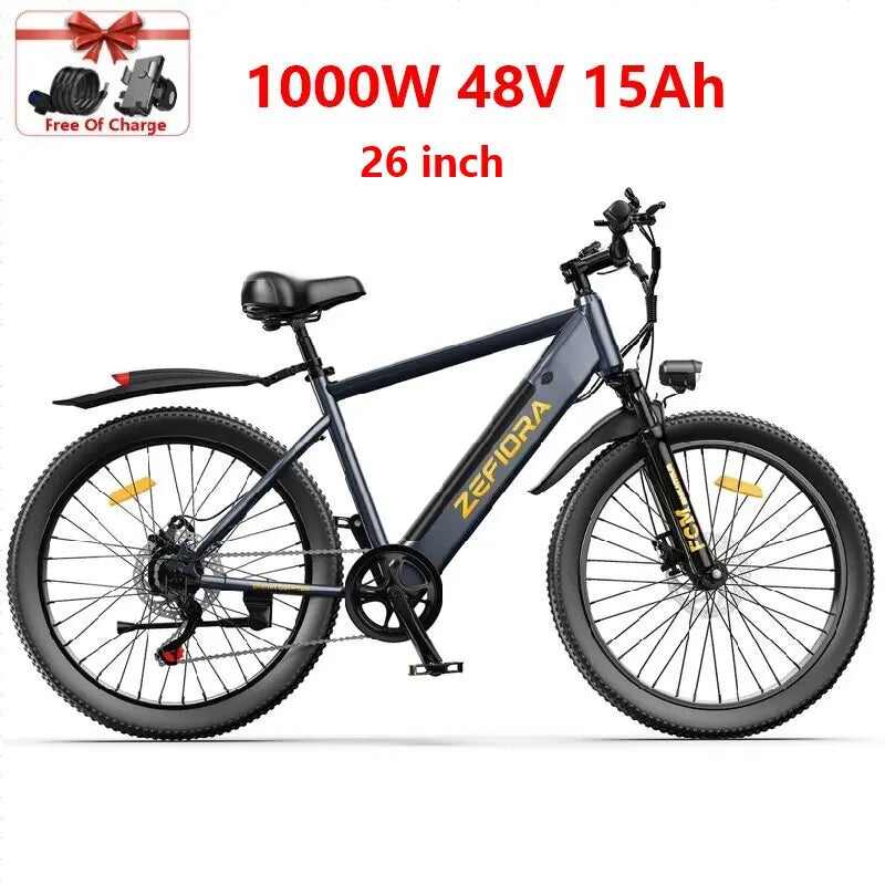 Electric Scooter 14 26 Inch 1000w 30-50mph 30-60miles 48v 10ah 15ah 17.5ah Battery,multiple Types Different Models Electric Bike