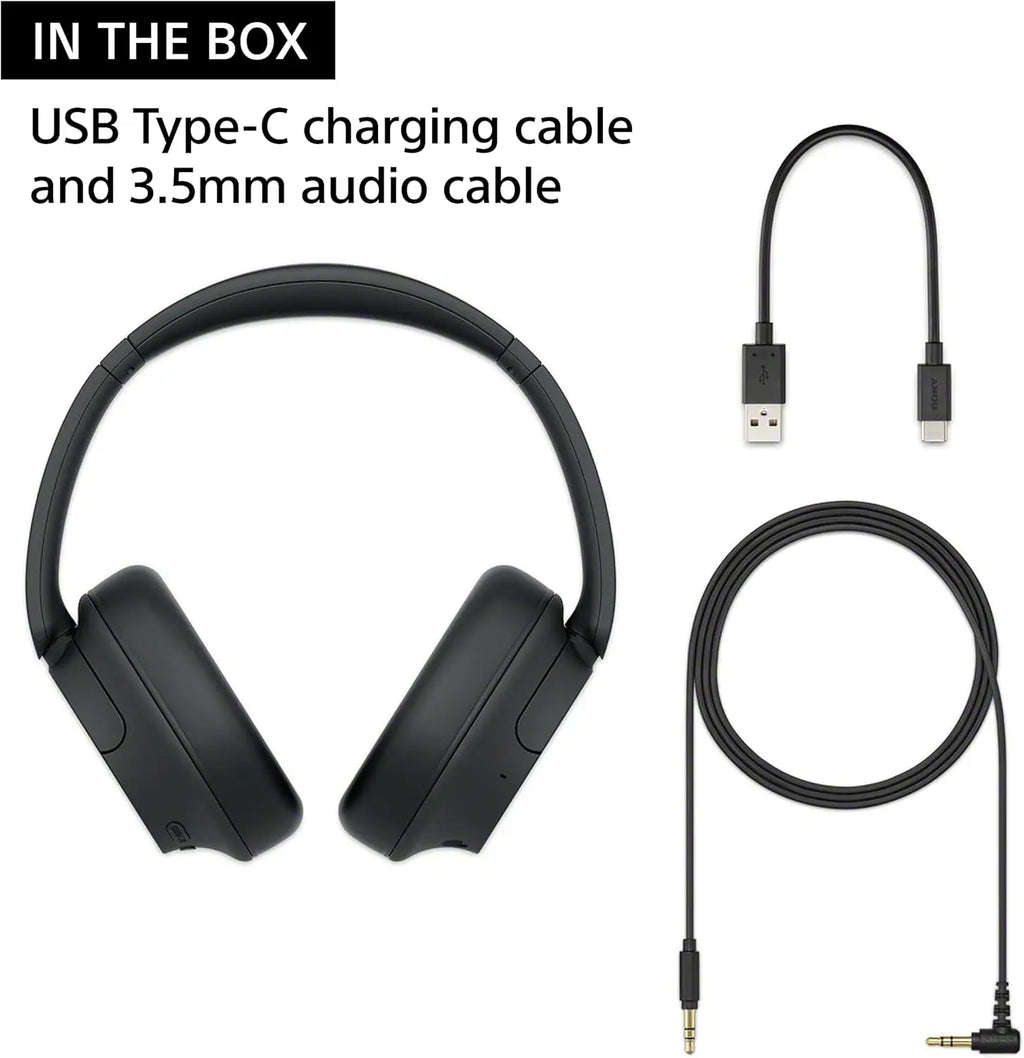 Sony WH-CH720N Wireless Noise Cancelling Over-Ear Headphones | White | Open Box