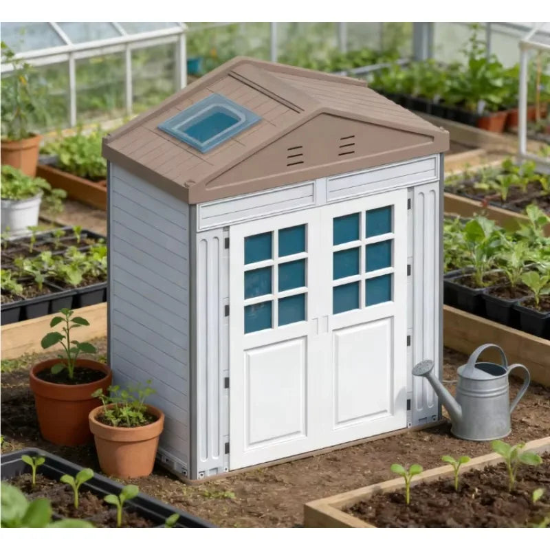 Tiny House WooWild Portable Prefab Modular Cabin Insulated Waterproof Single Span Tool Shed | Warehouse Tool Storage Tiny House
