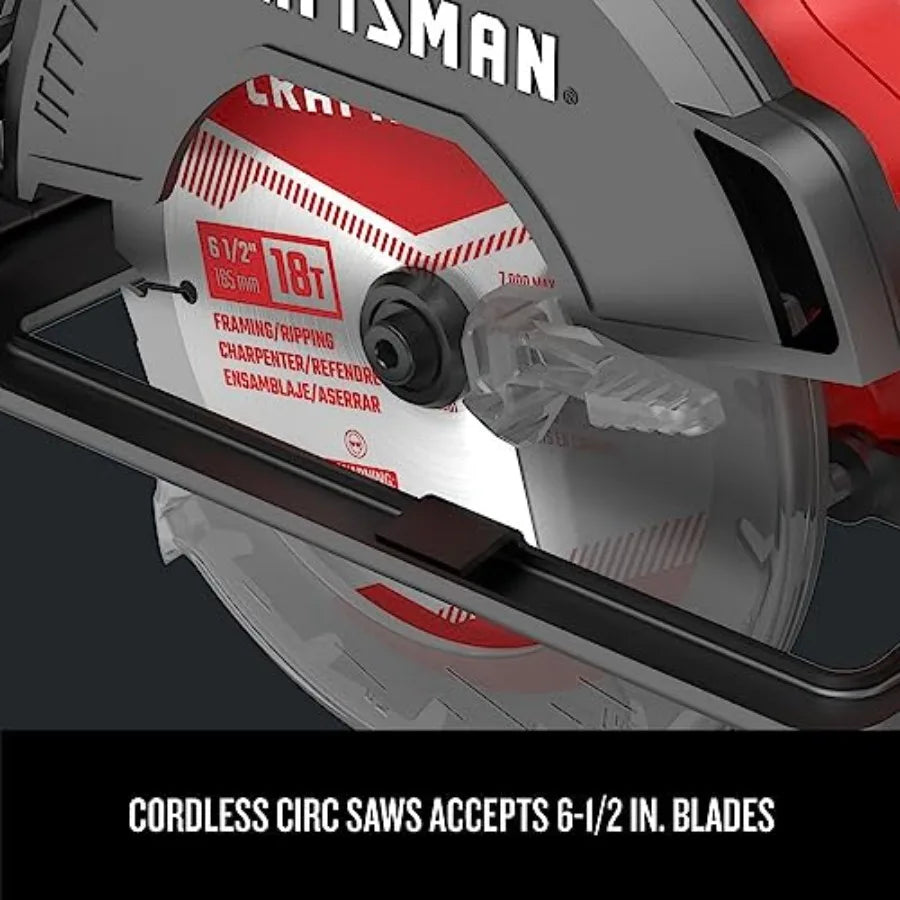 【Spot goods】V20 Cordless Power Tool Combo Kit with Drill/Driver Circular Saw 2 Batteries and Charger