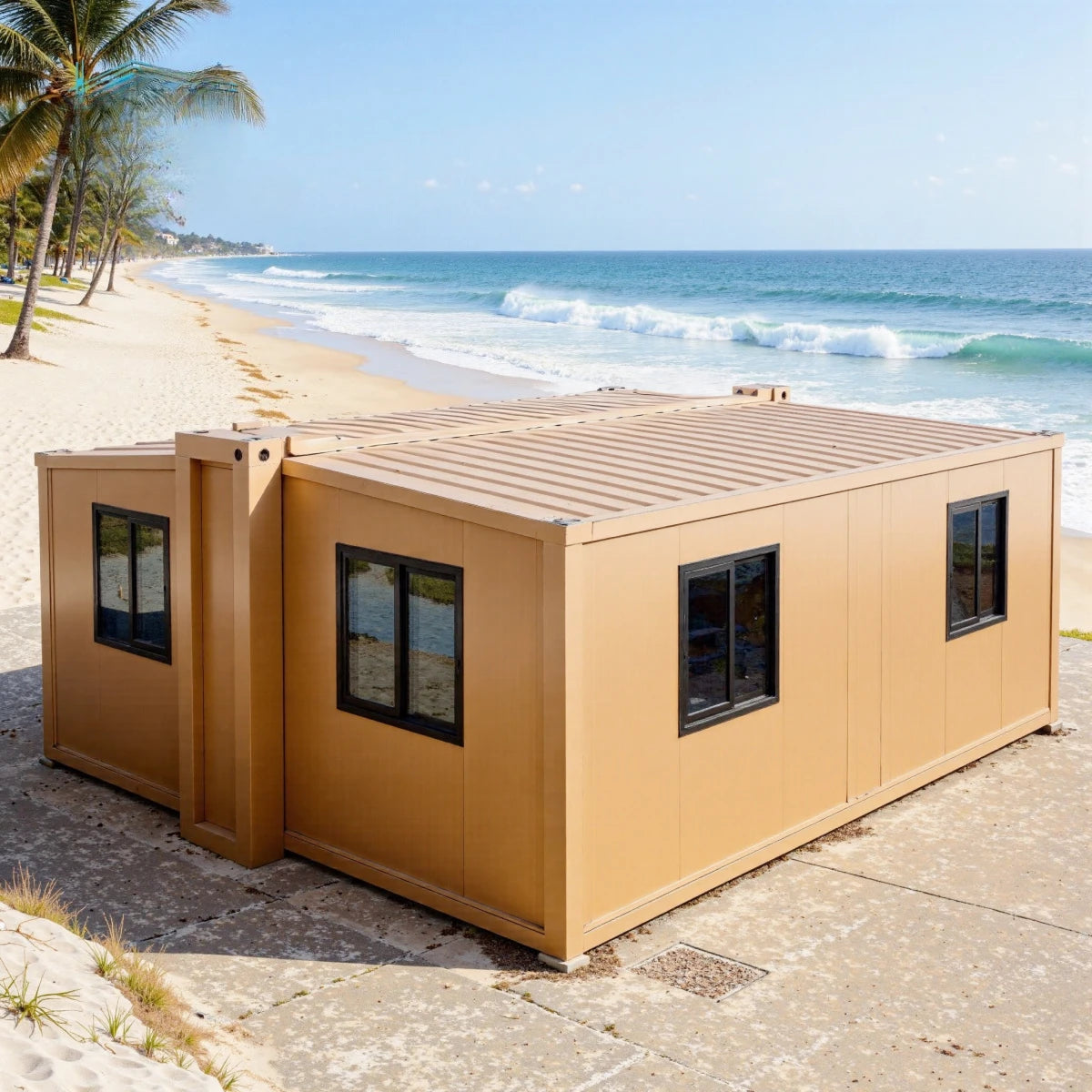 20ft Container House Fold Out Prefabricated House Container Tiny Home Casas Prefabricadas 36㎡ 72㎡ Container House for Australia