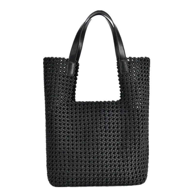 2025 new hand-woven shoulder bag large capacity ladies Europe and the United States fashion bag network red hot