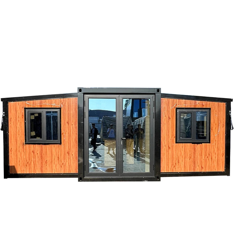 40ft Foldable Container House 3 Bedroom Prefab Home Quick Assembly Rock Wool Fireproof Fast Delivery