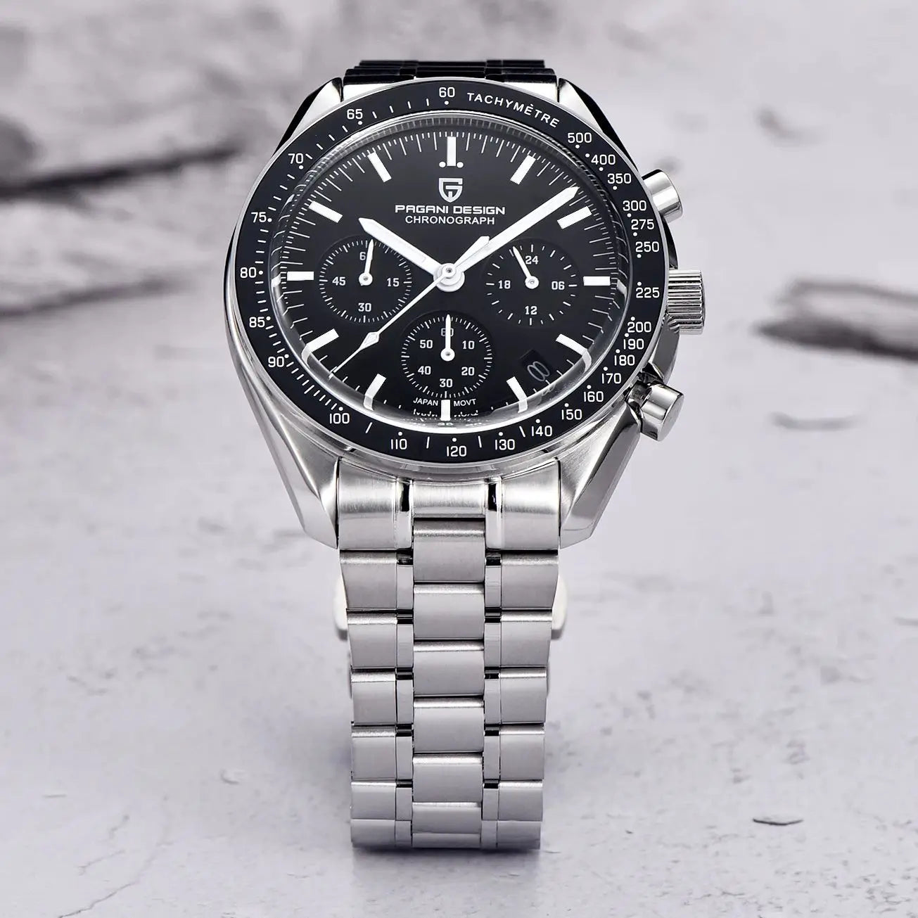 PAGANI DESIGN 2025 New Men's Watches Top Luxury Quartz Watch For Men Auto Date Speed Chronograph AR Sapphire Mirror Wrist watch