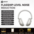 Picun F6 ANC Wireless Headphones Bluetooth 5.4 Hi-Res Audio Over Ear Headset 52dB Hybrid Active Noise Cancellation Earphone 120H