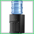 Top Load Water Dispenser for 3 or 5 Gallon Bottles, Countertop Cooler with 3 Temperatures, Hot & Cold Water, Child Safety Lock, Home Office Kitchen
