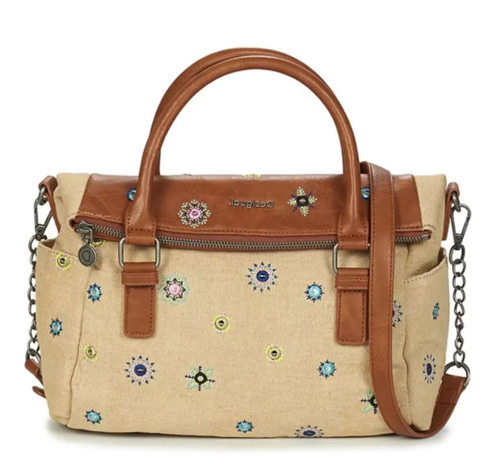 Spanish foreign trade new heavy industry embroidery women's portable large capacity bag single shoulder crossbody fashion bag