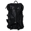Dark wind soft black leather Men backpack vintage computer backpack Cowhide leather casual fashion bag European American style