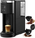 Single Serve Coffee Maker, 2 in 1 Coffee Machine for K-Cup & Ground Coffee, 6 to 14oz Brew Sizes, Pod Coffee Makers with 40oz