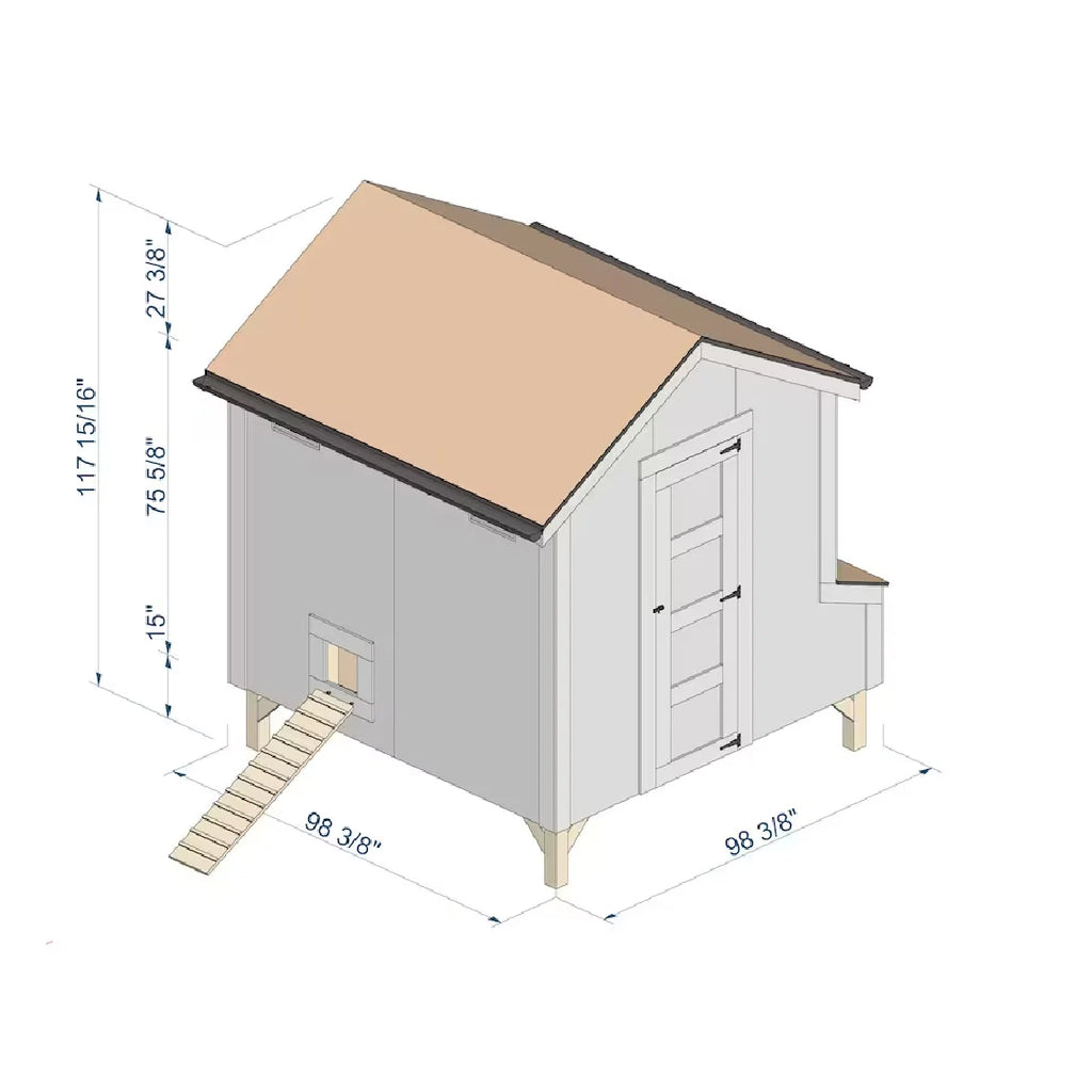 Wooden Garden Storage Shed Prefabricated Modular Cottage Outdoor Tool House Tiny Log Home