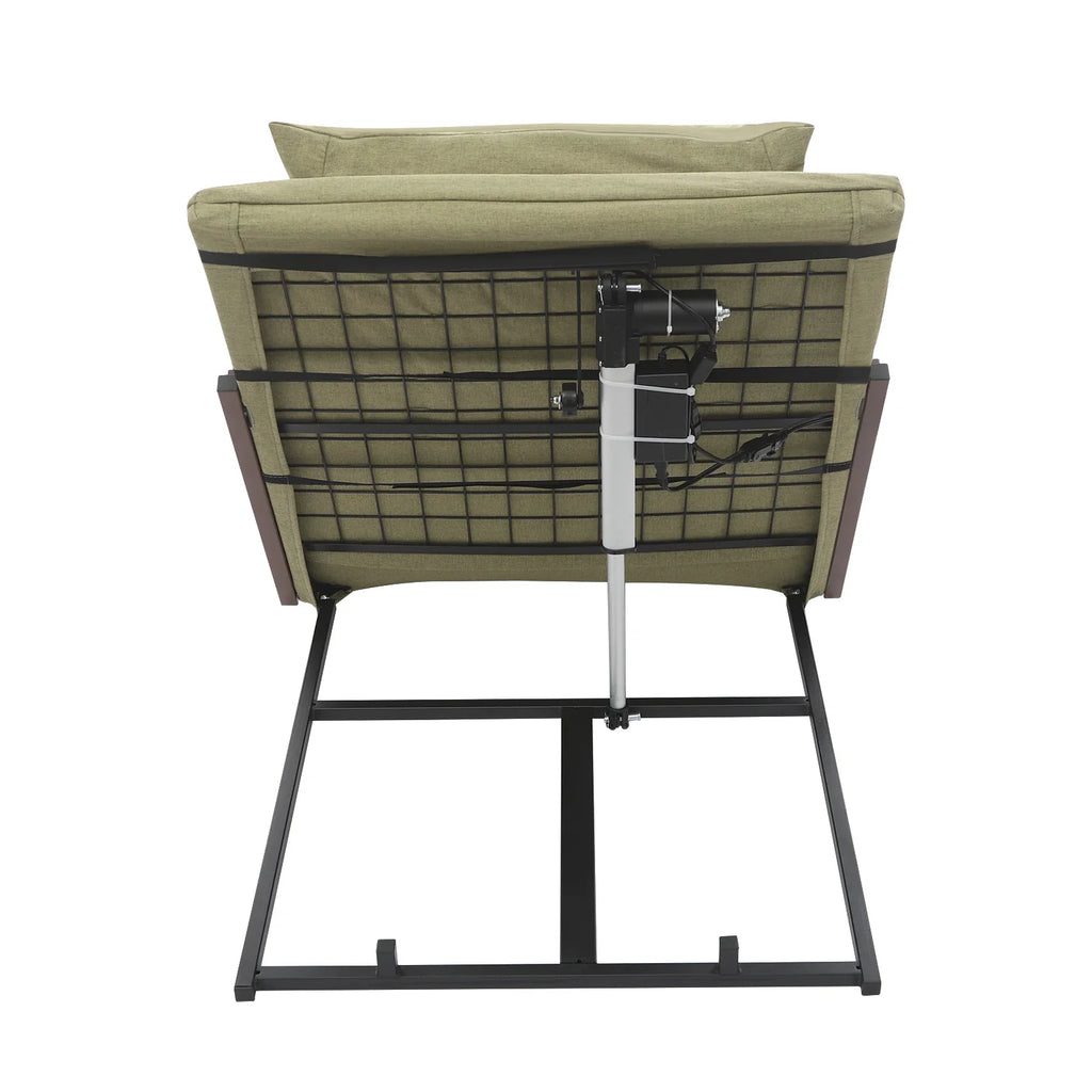 50W Electric Lifting Bed Backrest Remote Control Green Bed Electric Back Lift Frame Mount for Pregnant Women, Elderly