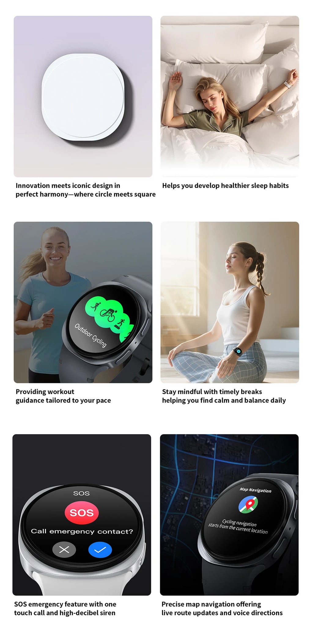 New2025 For Apple GPS Watch 10 Smart Watch NFC Men HD AMOLED Memory Music 3D Surround Bluetooth Call Waterproof Smartwatch Woman