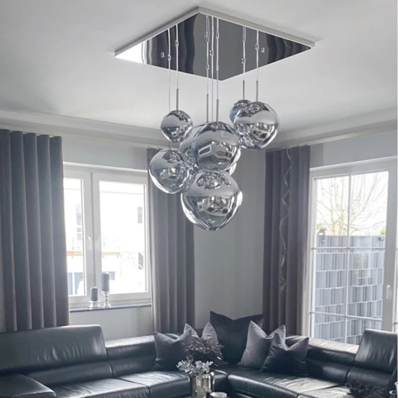 Nordic Loft Lava LED Pendant Lights Modern Design PVC Lighting Living Room Lamp Diningroom Bar Loft Restaurant Hanging Lights