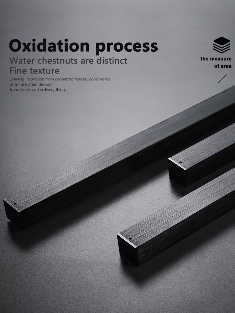 Nordic Minimalist Creative Led Ceiling Lamp Strip Lights Black Chandelier Square Bedroom Lamps Living Room Lamp Led Ceiling Lamp