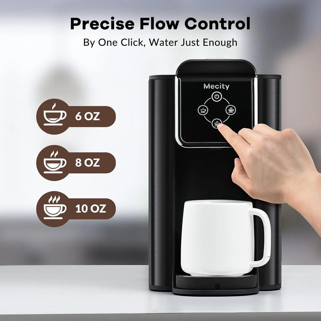 Coffee Maker 3 in 1 Single Serve Coffee Machine, Compatible with K cup Capsules, Instant Coffee Pot, Tea maker, 6,8,10 Oz Cup