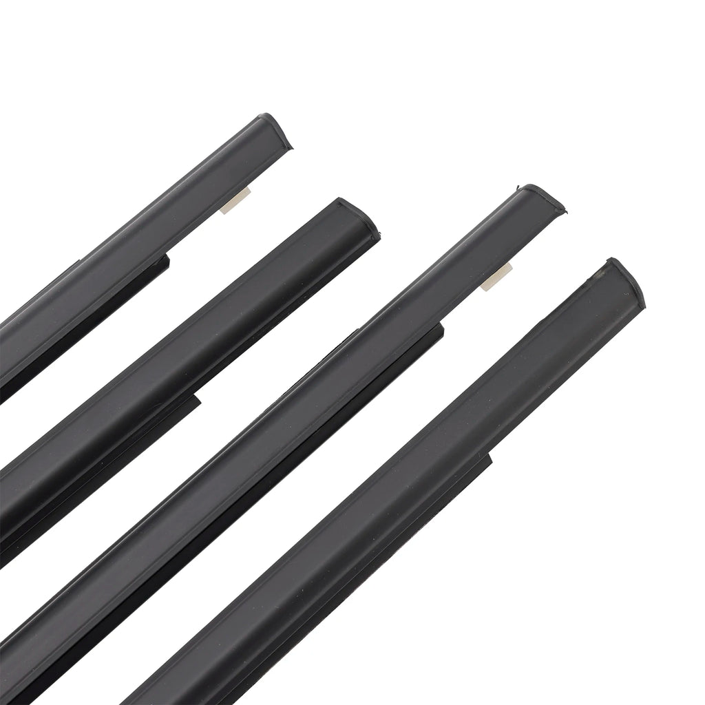 Artudatech 4PCS Door Glass Belt Outer Molding Weatherstrip For Suzuki Grand Vitara 09-13 Car Accessories 83811-65J00 83821-65J00