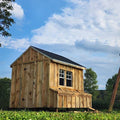 Wooden Garden Storage Shed Prefabricated Modular Cottage Outdoor Tool House Tiny Log Home