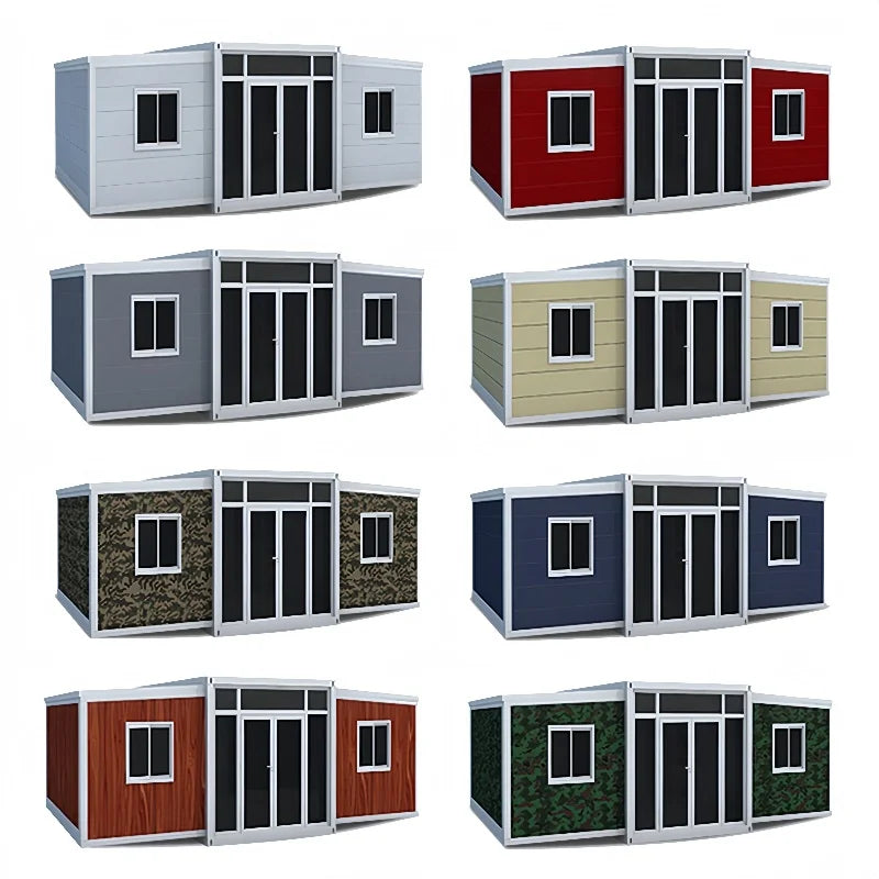 Luxury Expandable Container House 72 Sqm Mobile Home with Kitchen with Toilet Tiny Holiday Homes Portable Cabin Office