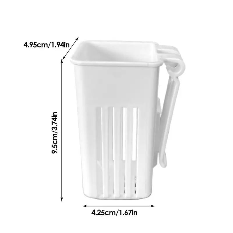 Hanging Aquarium Plant Holder Plastic Aquarium Hooks Planter Cups Planter Baskets Practical Aquatic Pot Box Aquascape Decoration