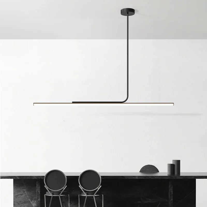 Nordic Minimalist LED Pendant Lights Hanging Wire Line Lamp For Dining Table Living Room Kitchen Restaurant Home Indoor Lighting