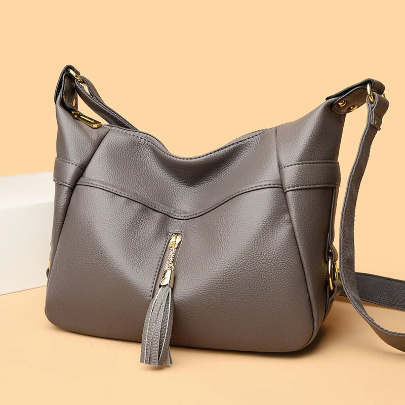 Women's Bag New Trend Korean Handbags Designer Luxury Brand Ladies Shoulder Bags Soft Leather Fashion Versatile Crossbody Bag