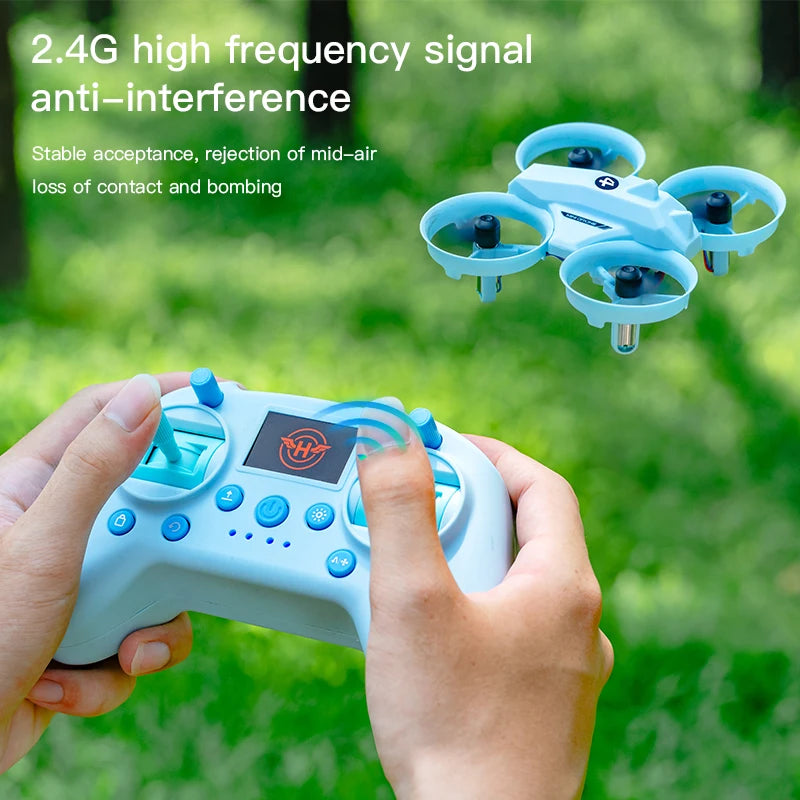 2026 model S4 mini off-road drone remote control intelligent obstacle avoidance aircraft. Glowing flow hovering and rapid flight. Multiple light variations. Suitable for beginners. Indoor and outdoor flight capability.