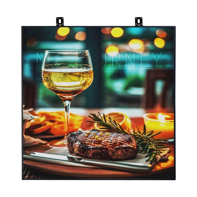 P4 Outdoor Full Color 40'' x 40'' Scrolling LED Display Digital Signage For HD images and Video led Sign With High Brightness