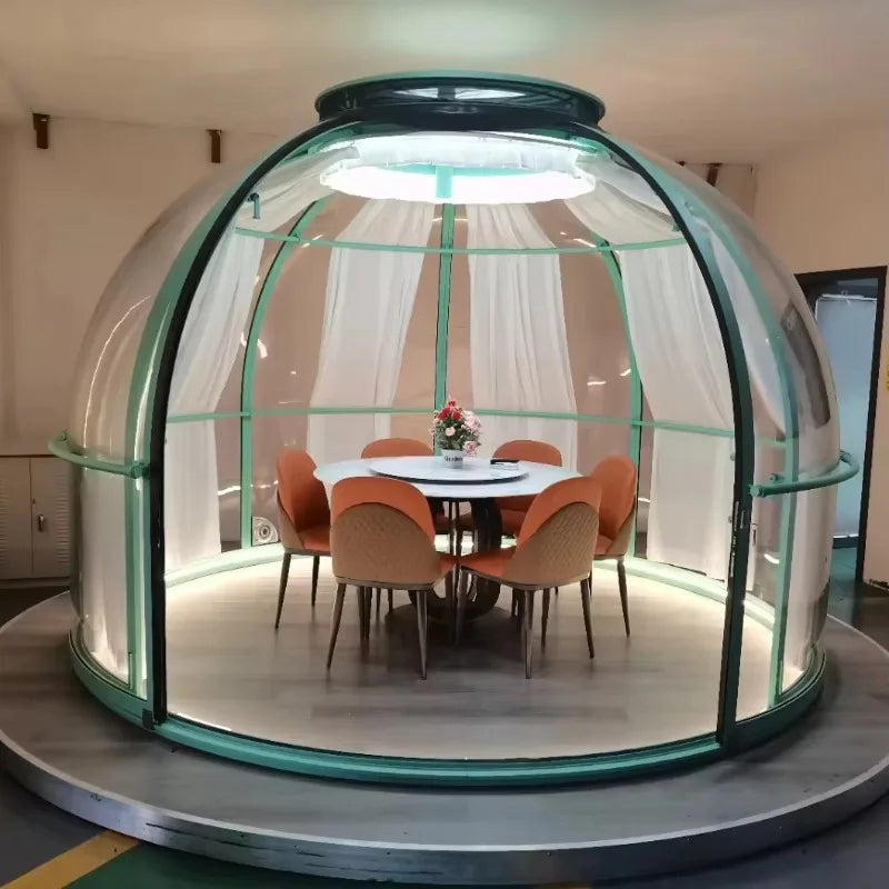 Hot Sale Container House Panoramic Transparent Starry Sky Rooms Restaurant Accommodation Villa Aluminum Alloy Sunrooms for Italy