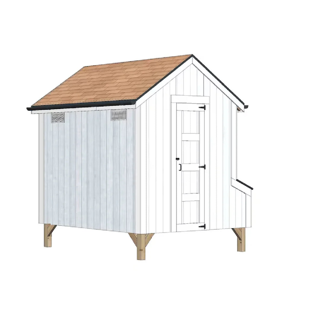 Wooden Garden Storage Shed Prefabricated Modular Cottage Outdoor Tool House Tiny Log Home