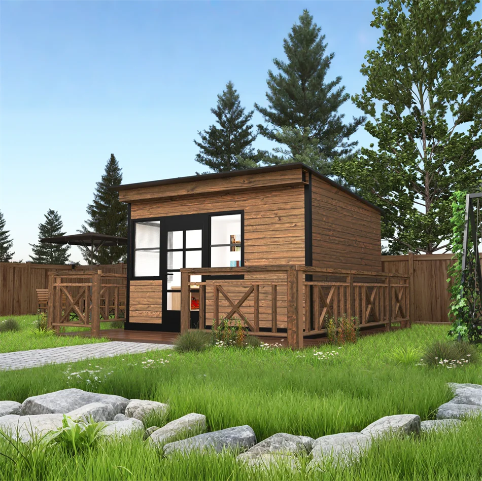 Prefab Garden Shed Fast Installation Modular Container House Mini Backyard Cabin Office Gym Studio Tool