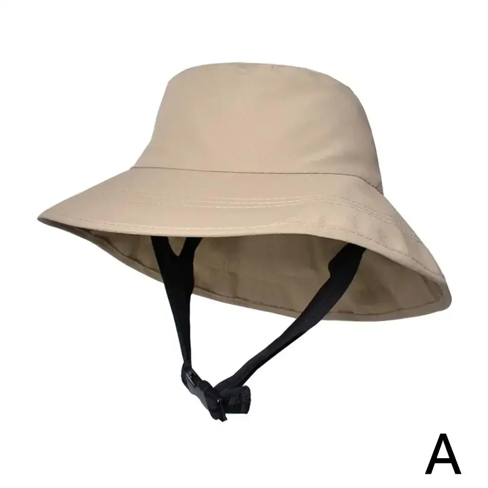 Sunscreen Surfing Cap Women's Men's Wind-proof And UV-proof Sun Hat Summer Light Breathable Outdoor Wide Brim Fisherman Hats
