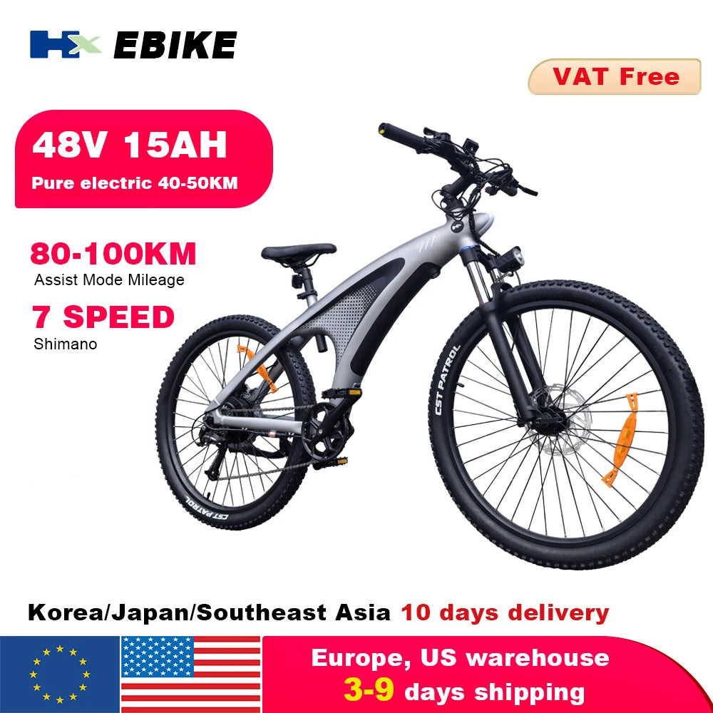 HUANCI Q5 electric bike  Adult Electric Bicycle  48V 20AH Off-Road electric bikes e bike Electric bike electric bicycle
