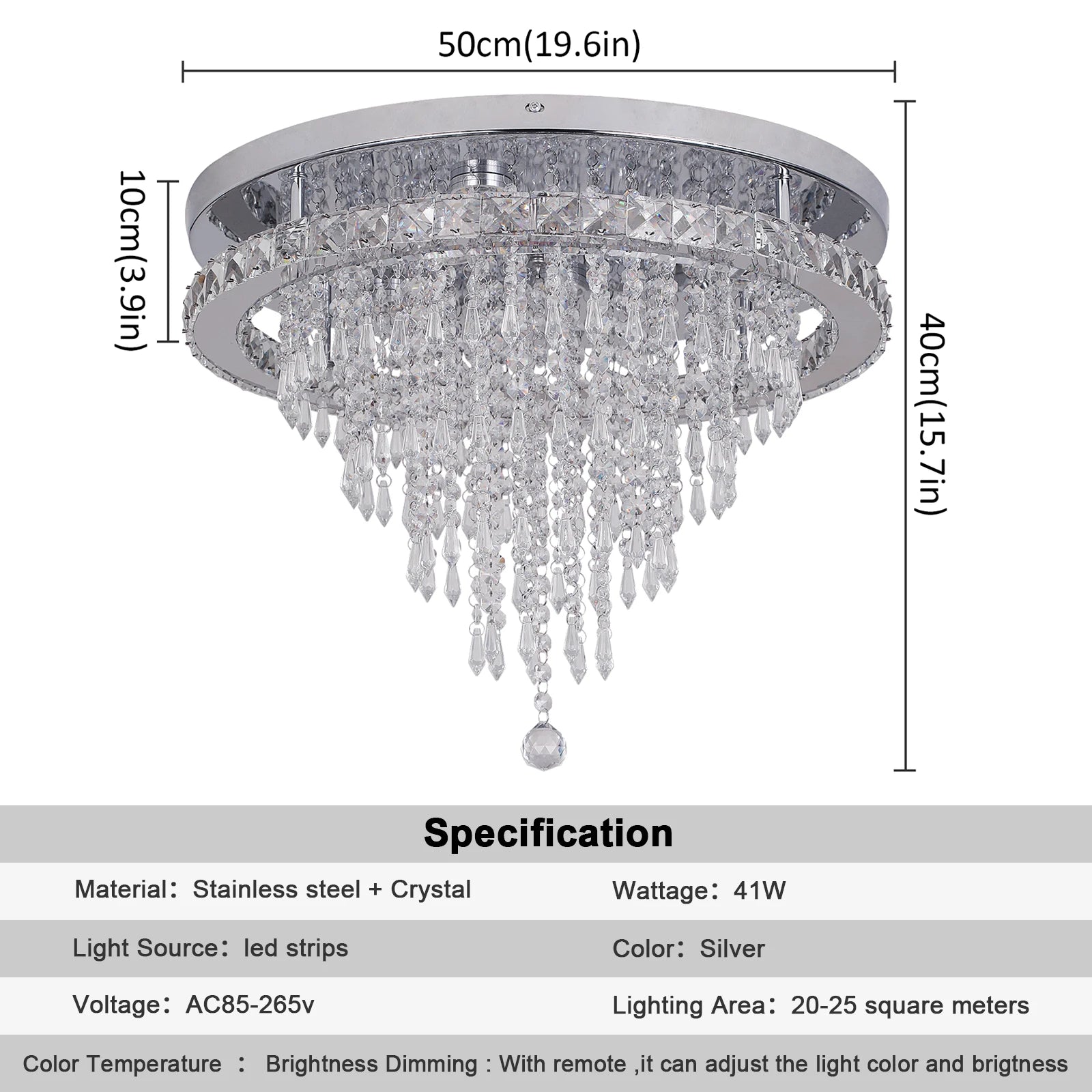 Modern Luxury Crystal Ceiling Lamps With Remote Control Ceiling Chandeliers Home Dimmable Pendant Lights Fixtures for Bedroom Li