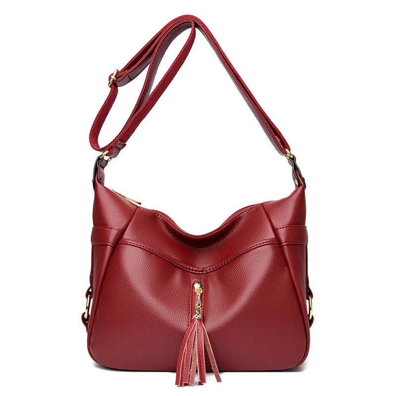 Women's Bag New Trend Korean Handbags Designer Luxury Brand Ladies Shoulder Bags Soft Leather Fashion Versatile Crossbody Bag