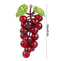 Artificial Grapes Cluster Artificial Fruit Grape Simulated Grape Plastic Bunches Fake Grapes Cluster for Home Decoration