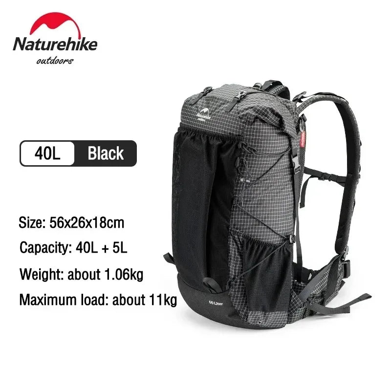 Naturehike Outdoor Hiking Bags Large Capacity Hiking Backpack Climbing Mountaineering Men's Women's Backpack Trekking Backpack