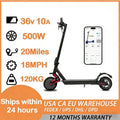 Jueshuai X6 500w electric scooters e scooter adult 36v10ah escooters foldable 20pmh 10inch Wheel size electric scooter electric